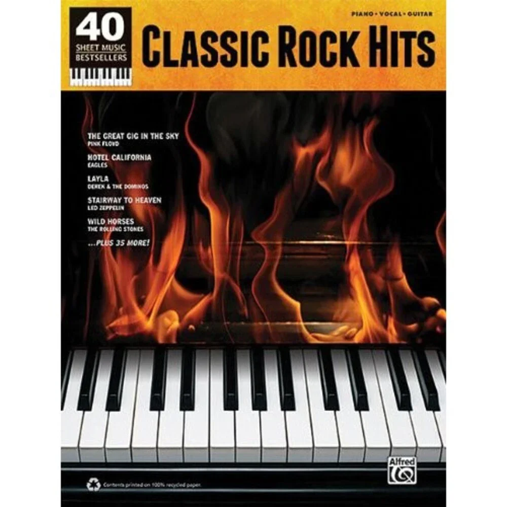 Classic Rock Hits: 40 Sheet Music Bestsellers Series